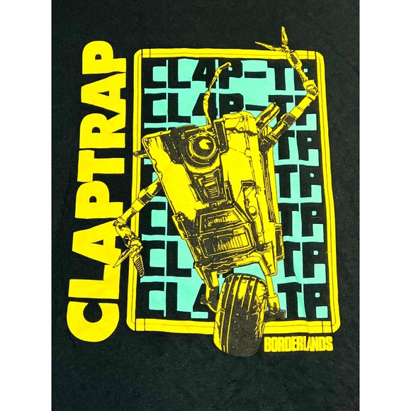 Ripple Junction Other - Ripple Junction T Shirt Mens 2X Black Borderlands Claptrap Video Game Graphic